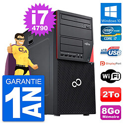 PC Tour Fujitsu Esprimo P720 Intel i7-4790 RAM 8Go Disque 2To Windows 10 Wifi · Occasion 