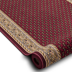 RUGSX TAPIS DE COULOIR ANTIDÉRAPANT INCA bordeaux 80cm 80x600 cm