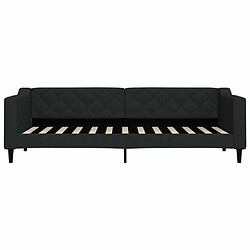 Acheter Maison Chic Lit d'appoint avec matelas | Lit de jour | Lit de repos noir 80x200 cm tissu -GKD51669