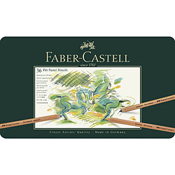 FABER-CASTELL Crayons de couleur PITT PASTELL, étui de 36 en ()