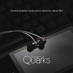 GUPBOO Casque dynamique MoonDrop Quarks, casque haute performance IEMs pas cher