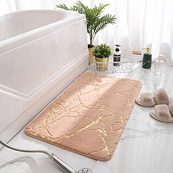 LUUCOZK Tapis de bain antidérapants absorbants à séchage rapide pour salle de bain - FoncéChameau-80 x 120CM 