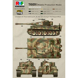 Acheter Rye Field Model Maquette Char Sd.kfz. 181 Pz.kpfw.vi Ausf. E Tiger I Middle Production W/ Full Interior