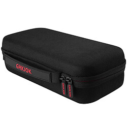 Avizar Pochette pour Nintendo Switch Polyester Rigide Multi-rangements Poignée Noir