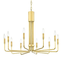 Mitzi Chandelier Brigitte 10x8W E14 Laiton