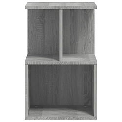 Acheter Maison Chic Table de chevet, Table de Nuit pour chambre salon Sonoma gris 35x35x55 cm Bois d'ingénierie