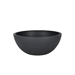 Pot de fleurs vasque en plastique Graphit UP anthracite - Ø 30 cm - Eda 