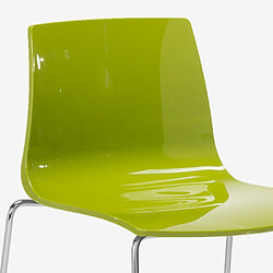 Tabouret de bar de cuisine Grand Soleil 74 cm design Imola Slitta, Couleur: Anis vert pas cher