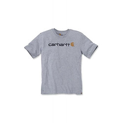 Carhartt T-shirt MC logo poitrine 101214 Gris S