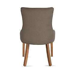 Acheter Mes Lot de 2 fauteuils 56x60x93 cm en tissu taupe - VLADI