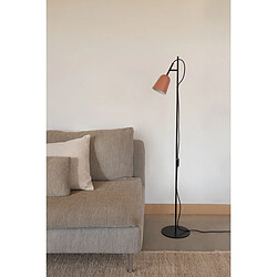 Avis Faro Barcelona Lampadaire Task Noir Mat, Rose