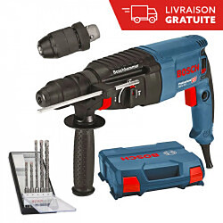 Perforateur BOSCH GBH 2-26 F Professional SDS-Plus 830W + kit de 5 Forets SDS Plus-5