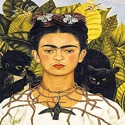 Puzzle Eurographics Autoportrait avec collier dApines et colibri par Frida Kahlo (1000 piAces), modAle : 6000-0802