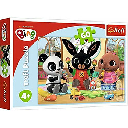 Trefl- Im Rhythmus Von, Hase Bing 60 Teile, für Kinder AB 4 Jahren Puzzle, 17342, Multicolore 