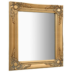 Avis Decoshop26 Miroir mural rectangulaire style baroque 50x60 cm Doré DEC022859