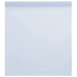 vidaXL Film de fenêtre statique dépoli blanc transparent 45x500cm PVC 