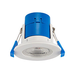 Saxby Downlight Encastrable Alto 32W 32W Peinture Blanc Mat 