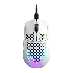 Souris gamer filaire ultra légere - STEELSERIES - AEROX 3 (2022) EDITION SNOW - Blanc