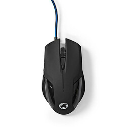 NEDIS Souris filaire Gamer GMWD110BK (Noir)