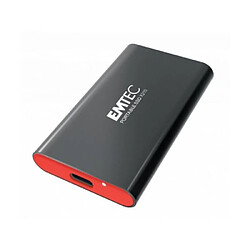 Emtec X210 Elite Disque Dur SSD Externe 512Go 2.5" USB 3.2 3D NAND Flash Noir