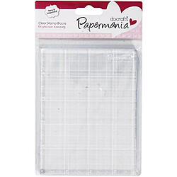 Papermania Bloc papier pour collection de timbres Transparent 10,2 x 13,3 cm