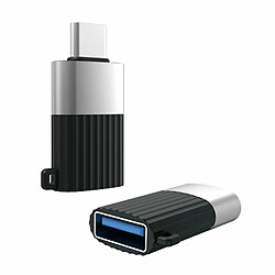 XO NB149-F Câble Adaptateur OTG - Convertisseur de USB 3.0 femelle vers USB-C mâle Noir