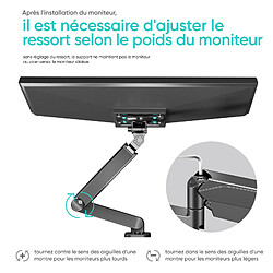 ONKRON Support Ecran PC Mural 13 - 34 Pouces, Support Mural TV / Ecran jusqu'à 8 kg - Bras Television Mural VESA 75x75 et VESA 100x100/Support Mural Ecran Inclinable Pivotant Orientable G150-B Noir pas cher