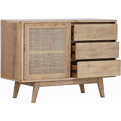 Avis Paris Prix Buffet 1 Porte & 3 Tiroirs en Teck Archi 120cm Naturel