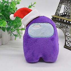 Universal Parmi nous, chapeau de Noël en peluche au jouet 10cm violet 