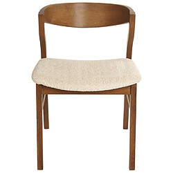 Acheter Beliani Chaise de salle à manger Set de 2 Beige clair MAROA