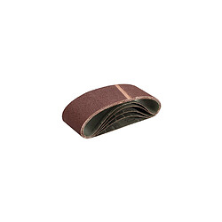 Lot de 5 bandes abrasives corindon 75 x 533 mm Grain 60 - 739072 - Triton