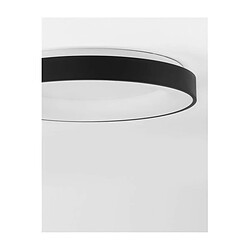 NOVA LUCE Plafonnier RANDO THIN Sable Noir LED 50 W 4000K