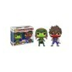 Funko - Figurine Marvel VS Capcom - 2-Pack Gamora VS Strider Pop- Matière vinyl- Vendu sous window box- Taille 10cm