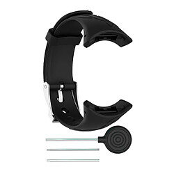 Avis Wewoo Bracelet pour montre connectée Dragonne de remplacement femme en silicone SUUNTO M1 / M2 / M4 / M5 Noir