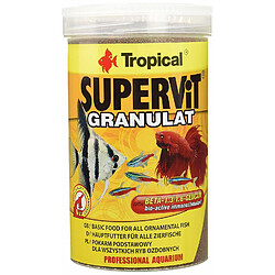 Arte Video TROPICAL Supervit Granulat Nourriture pour Aquariophilie 1000 ML