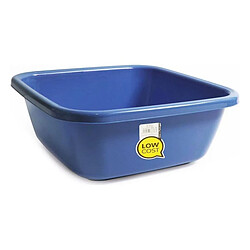 Acheter Totalcadeau Bassine carrée en plastique bleu Mesure - 44 x 16 cm - 20 L pas cher