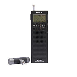 Avis Universal Récepteur DSP FM MW SW LW + antenne AM externe + antenne extérieure Enregistreur radio portable Y4131A PL360 Desheng | Enregistreur radio portable | Récepteur PL-360(Le noir)