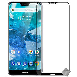 Htdmobiles Film de protection vitre verre trempe incurve integral pour Nokia 7.1 (2018) - NOIR