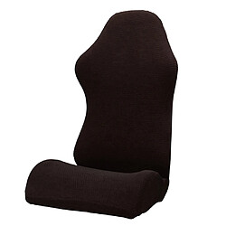 Housse De Protection Pour Fauteuil Pivotant Pour Ordinateur Extensible, Café