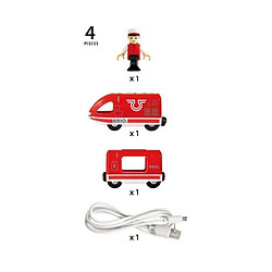 BRIO World - 33746 - Train De Voyageur Rechargeable