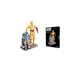 Dam Figurines Metal Earth à assembler : Boîte cadeau - Star Wars : R2-D2 et C-3PO 