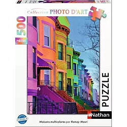 Ravensburger Puzzle 500p Maisons multicolores 