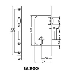 Sam Outillage DOUILLE 14 12 PANS 12 MM