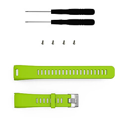 Wewoo Bracelet pour montre connectée Dragonne Sport en silicone Garmin Vivosmart HR 1 Vert pas cher