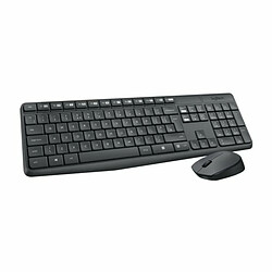 Clavier Logitech Gris QWERTY 