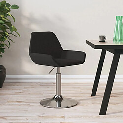 vidaXL Tabouret de bar Noir Tissu