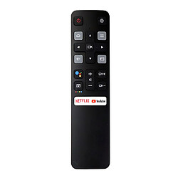 Universal Télécommande son original RC802V FNR1 TCL 4K Smart TV 49P30FS 65P8S 55C715 49S6800 43S434 |(Le noir)