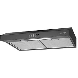 Hotte aspirante 50cm Concept OPP1250BC noir éclairage LED