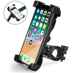 Support Guidon vélo, moto avec Rotation à 360° pour téléphone smartphone - Visiodirect - 