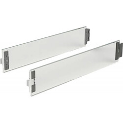 Hettich DesignSide en verre pour tiroir à casseroles hauteur 186 mm hauteur coté 94 mm longueur 300 mm